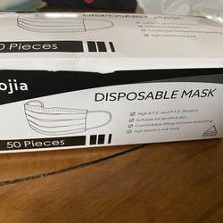 Black Disposable Face Mask  Thumbnail