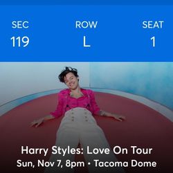 Harry Styles Tickets x2 @ The Tacoma Dome Thumbnail