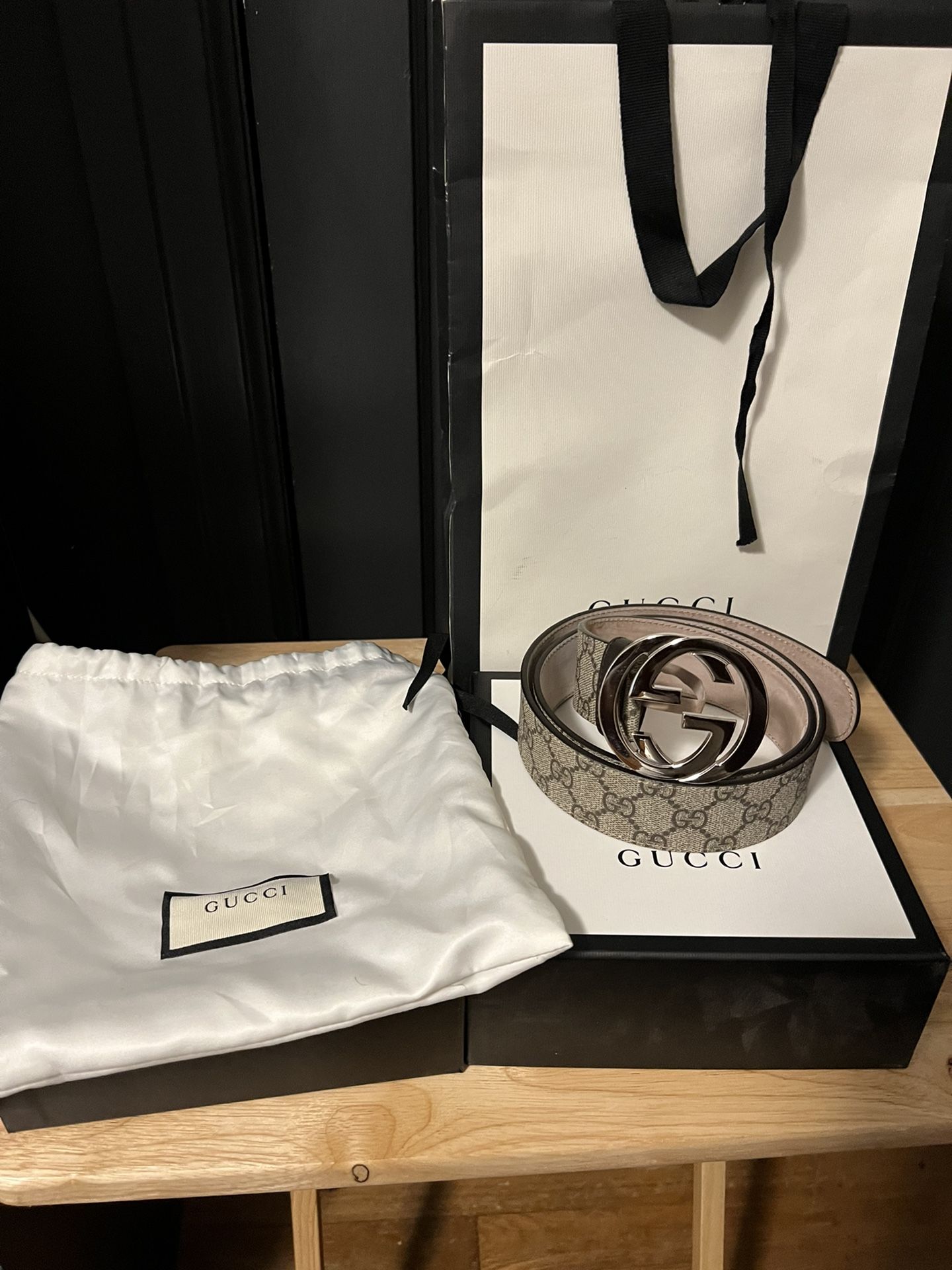 GG Supreme belt with G buckle