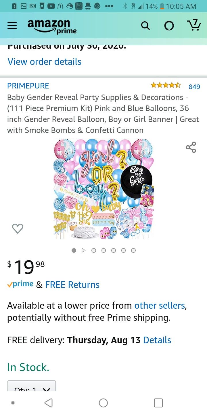 GENDER REVEAL PARTY DECOR