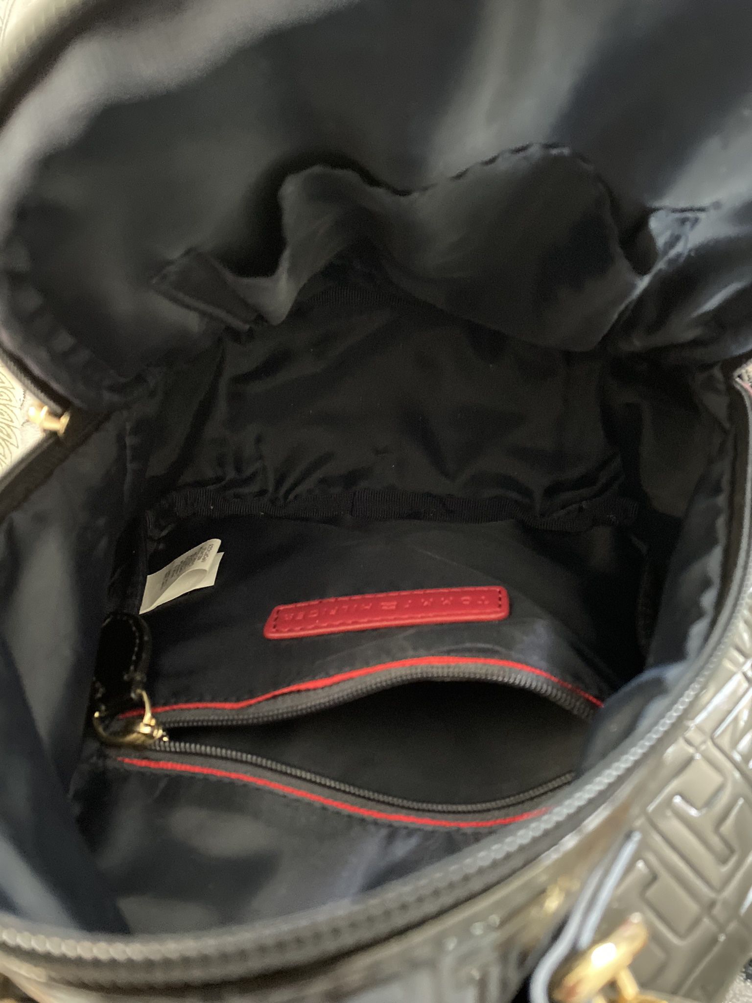TOMMY HILFIGER mini black backpack 