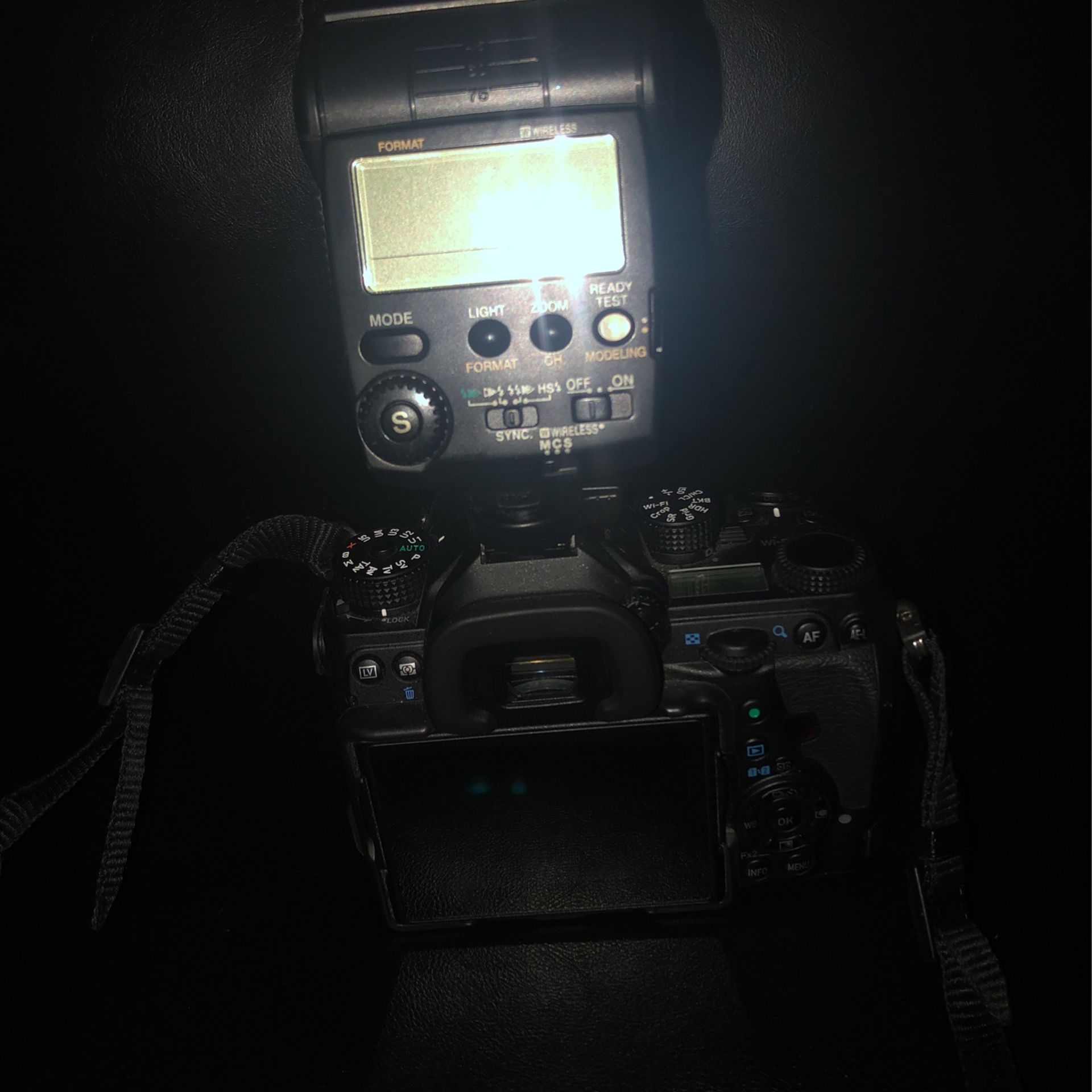 Pentax K-70 DSLR Camera With 18-135mm Lens (black) Come Wit Extra Lens