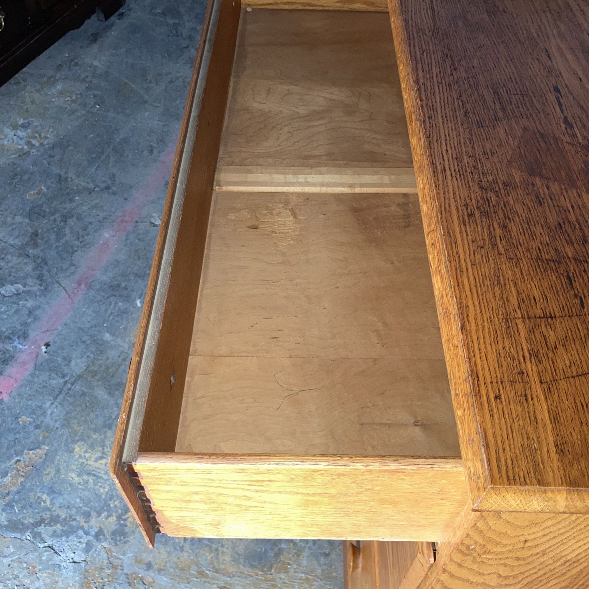 Oak 3 drawer dresser