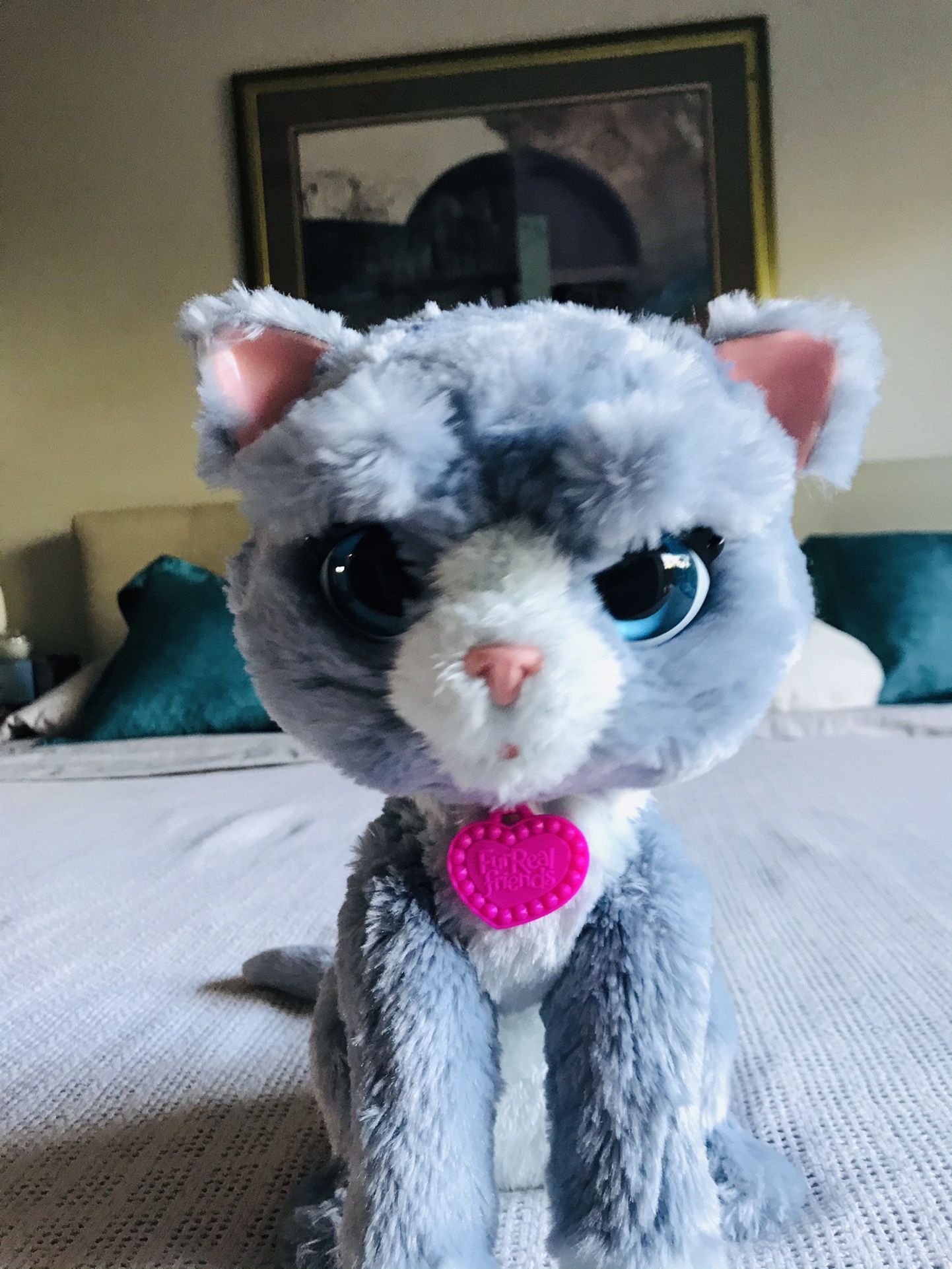 FurReal Friends Bootsie Cat Battery Operated Cute Silly Toy Cat With Sounds And Movement Very Entertaining And Fun