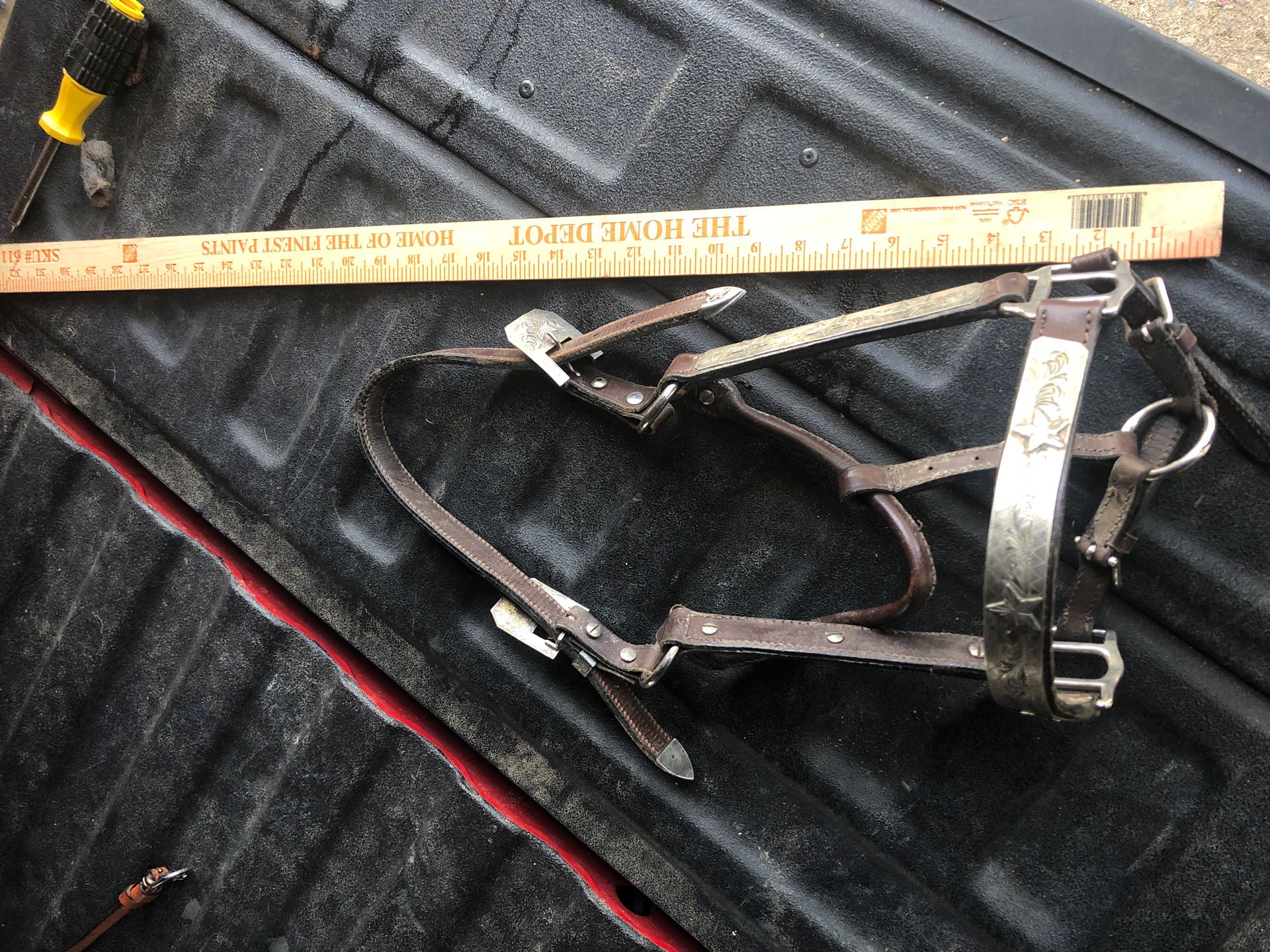 Leather Show Halter