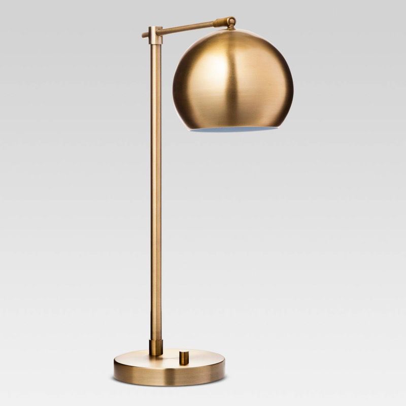 Target Edris Metal Globe Desk Brass, Edris Metal Globe Floor Lamp