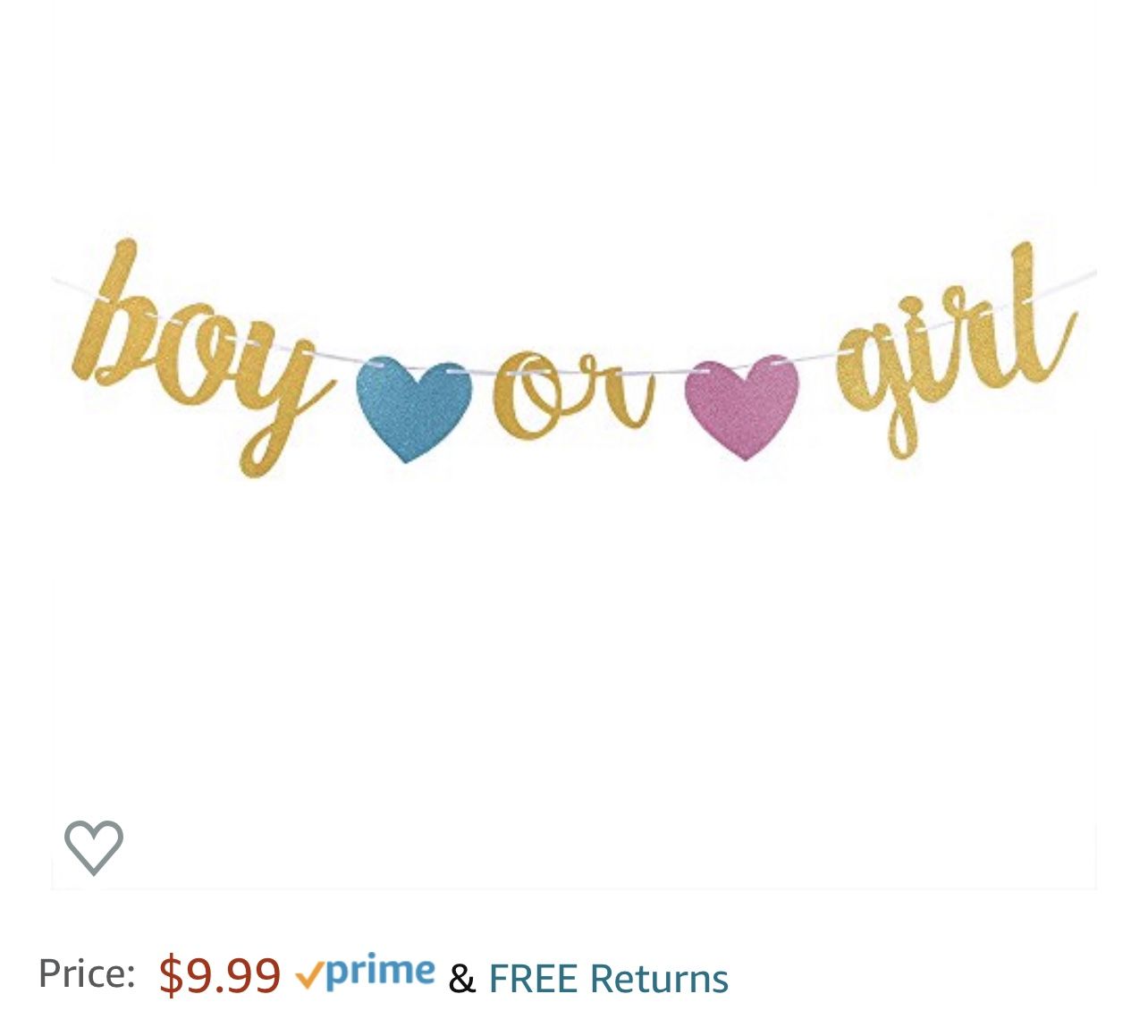 GENDER REVEAL DECORATION