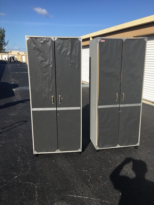 2 Coleman Tuff Duty Garage Cabinets Ideal Storage Shelves For Tools And Other Outdoor Items In Wellington Fl Offerup 2 Coleman Tuff Duty Garage Cabinets, Coleman Garage Cabinets Replacement Parts