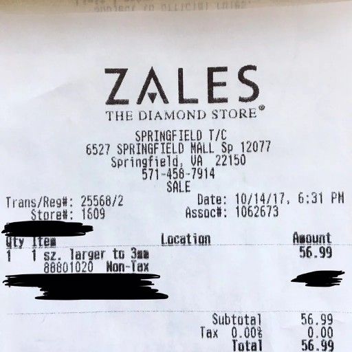 Zales Diamond Band 10K White Gold