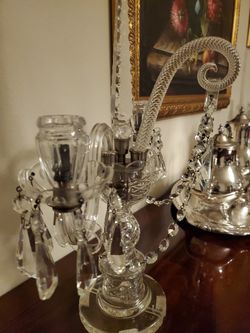 Crystal Candlelabras From The Early 19 Century  Thumbnail