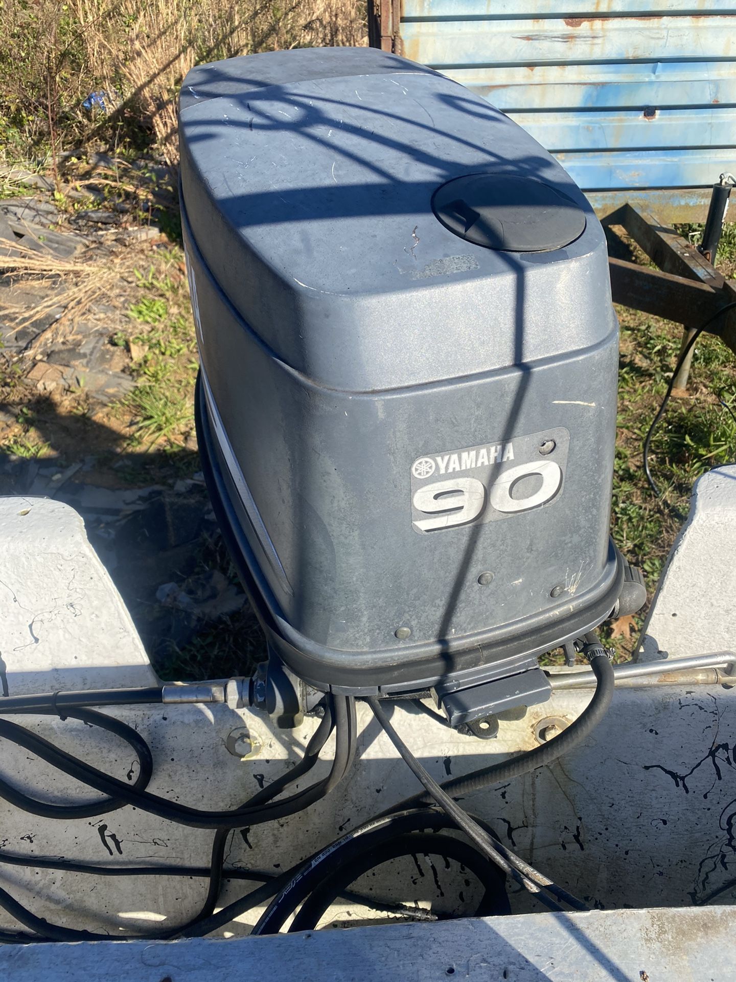 90 hp Yamaha outboard motor