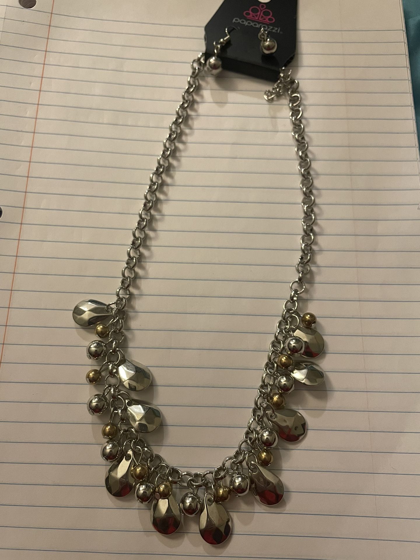 Necklace with matching earrings