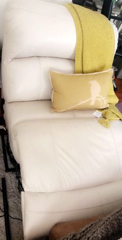 White leather Couch Thumbnail