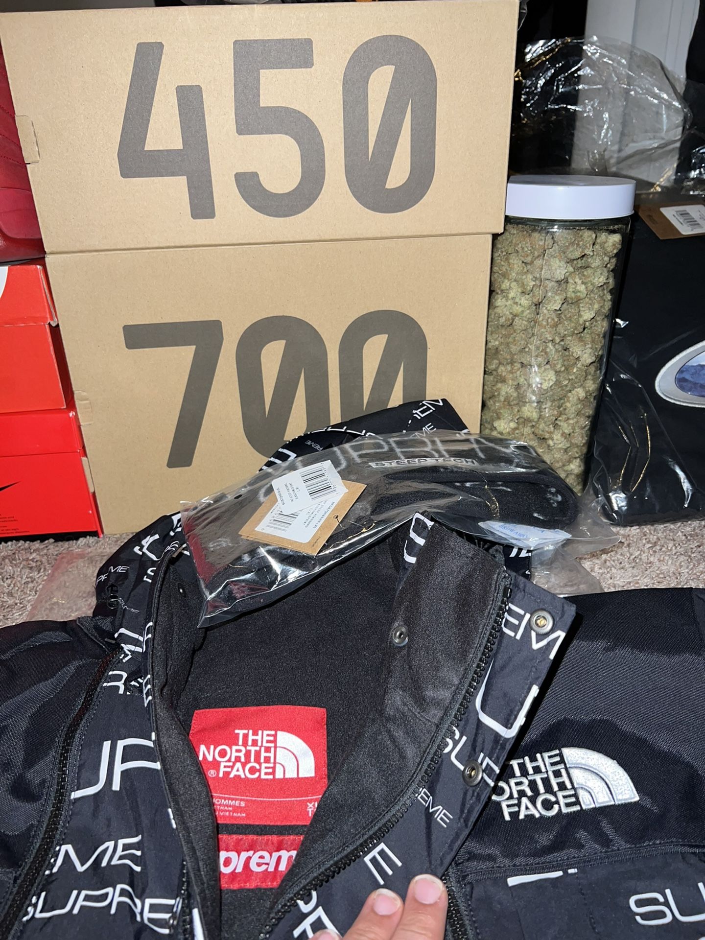 Supreme Northface Steep Tech Jacket & Headband