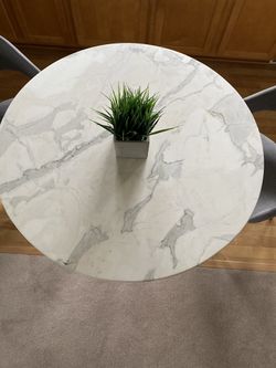 Tulip Genuine Marble Dining Table  Thumbnail