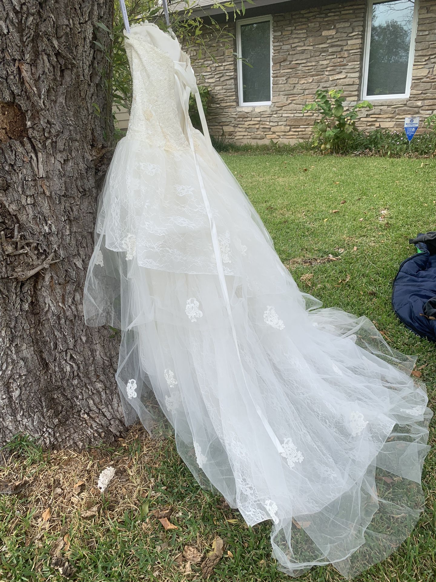 Beautiful High/Low Wedding Dress 
