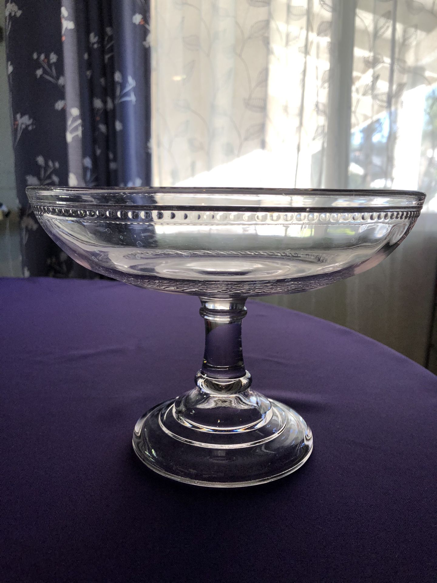 Glass Candy/Serving Dish or Centerpiece