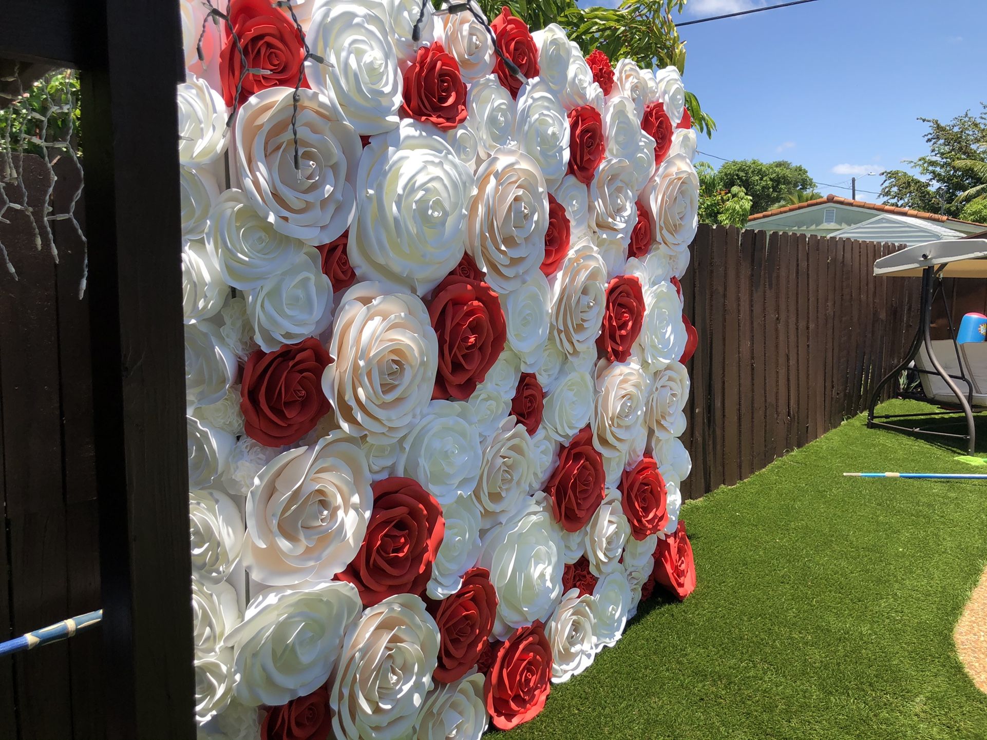Giant Roses for Wall decor/Backdrop