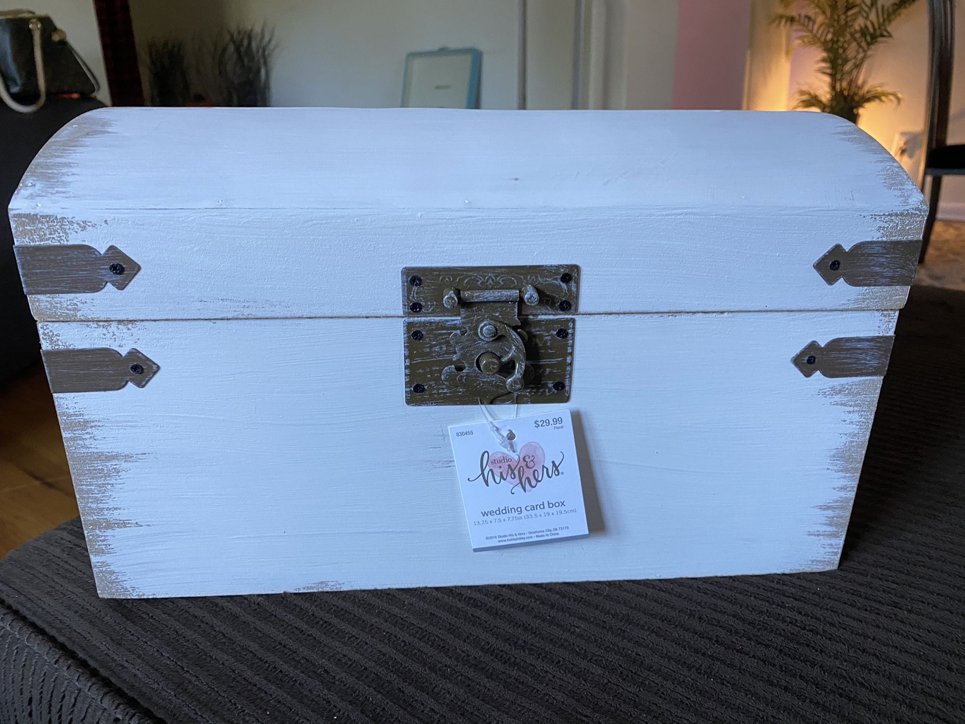 Wedding Gift Chest With Intricate Lock