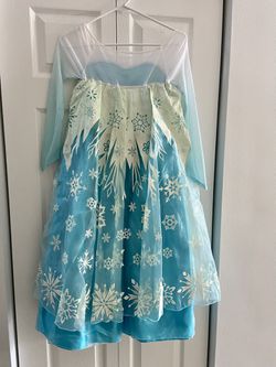 Elsa - Frozen Costume Dress & Crown ( Disney Store) Kid Size 9/10 Thumbnail