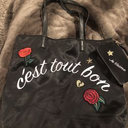 Tote Bag- French Words - With Wallet  Thumbnail