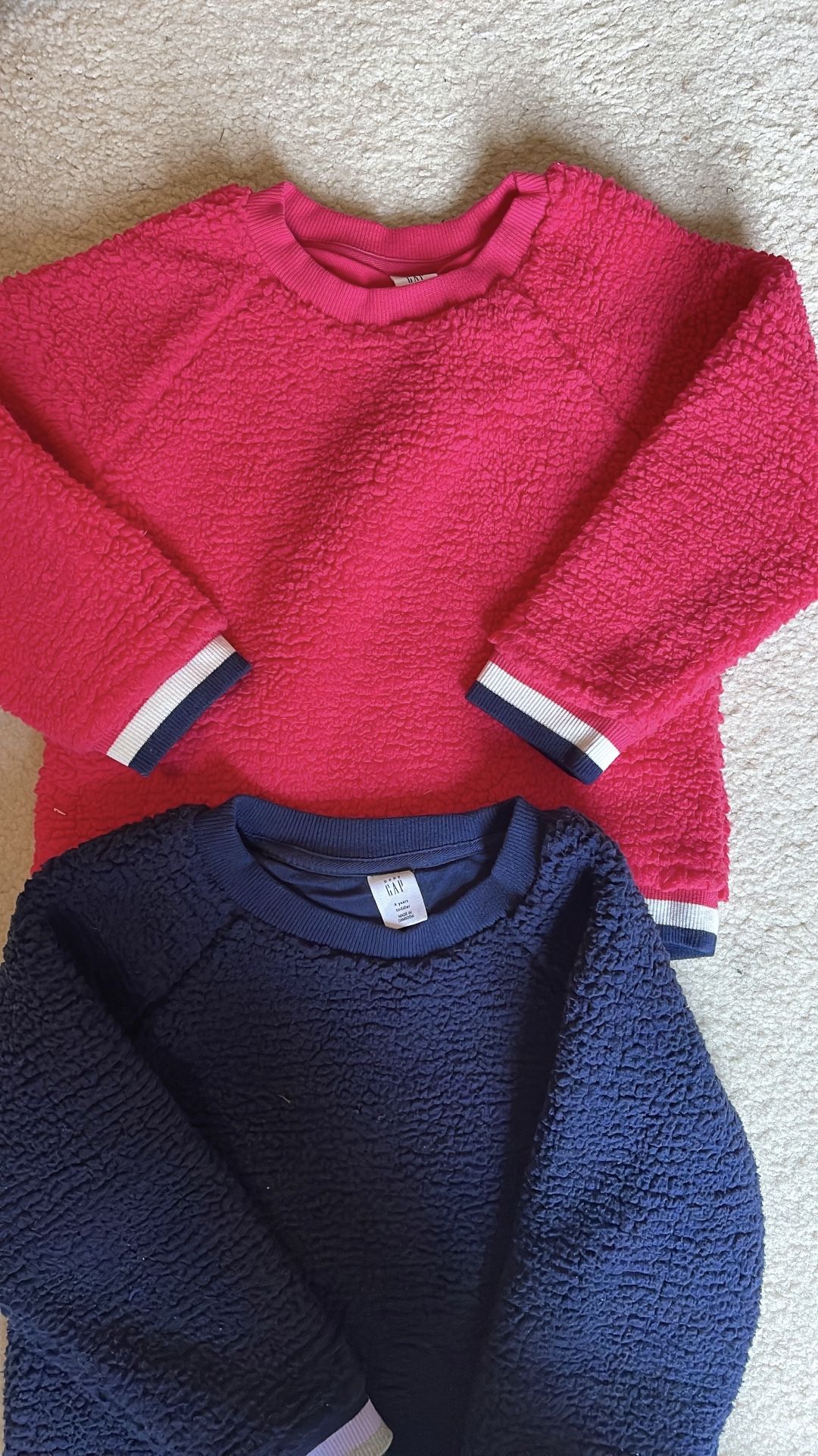 Bundle of BabyGAP Sweater Sweatshirts Pink and Navy, 4T