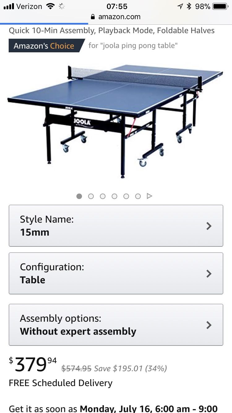 Ping pong table Joola for Sale in Houston, TX OfferUp