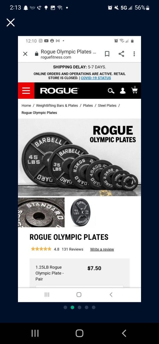 Workout Equipment