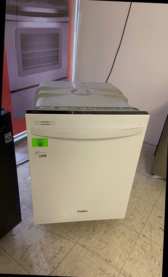 NEW WHIRLPOOL WHITE DISHWASHER Liquidation sale today WDT710PAHW ️ 9J2R0
