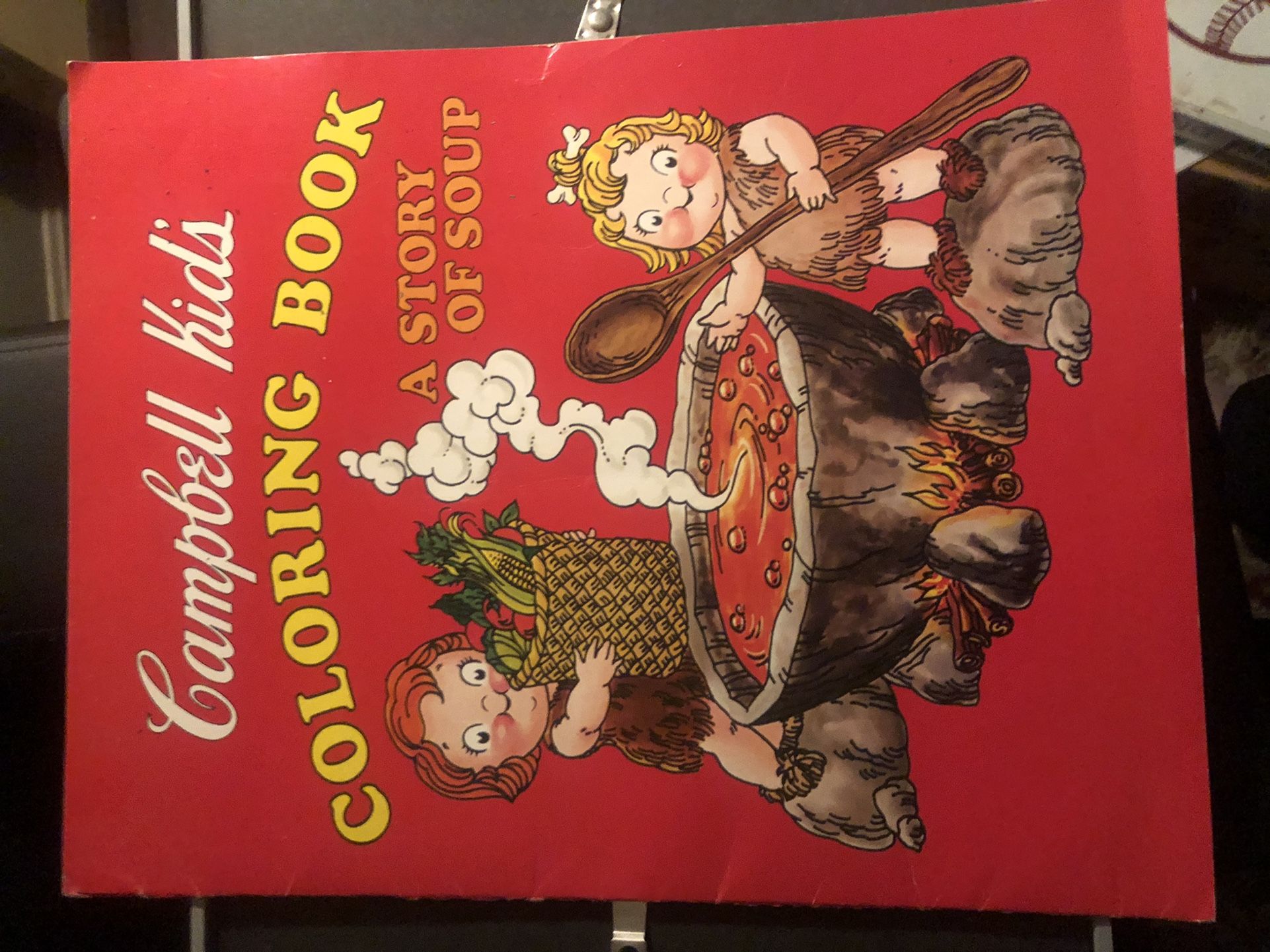 Vintage Campbells Soup Coloring Book