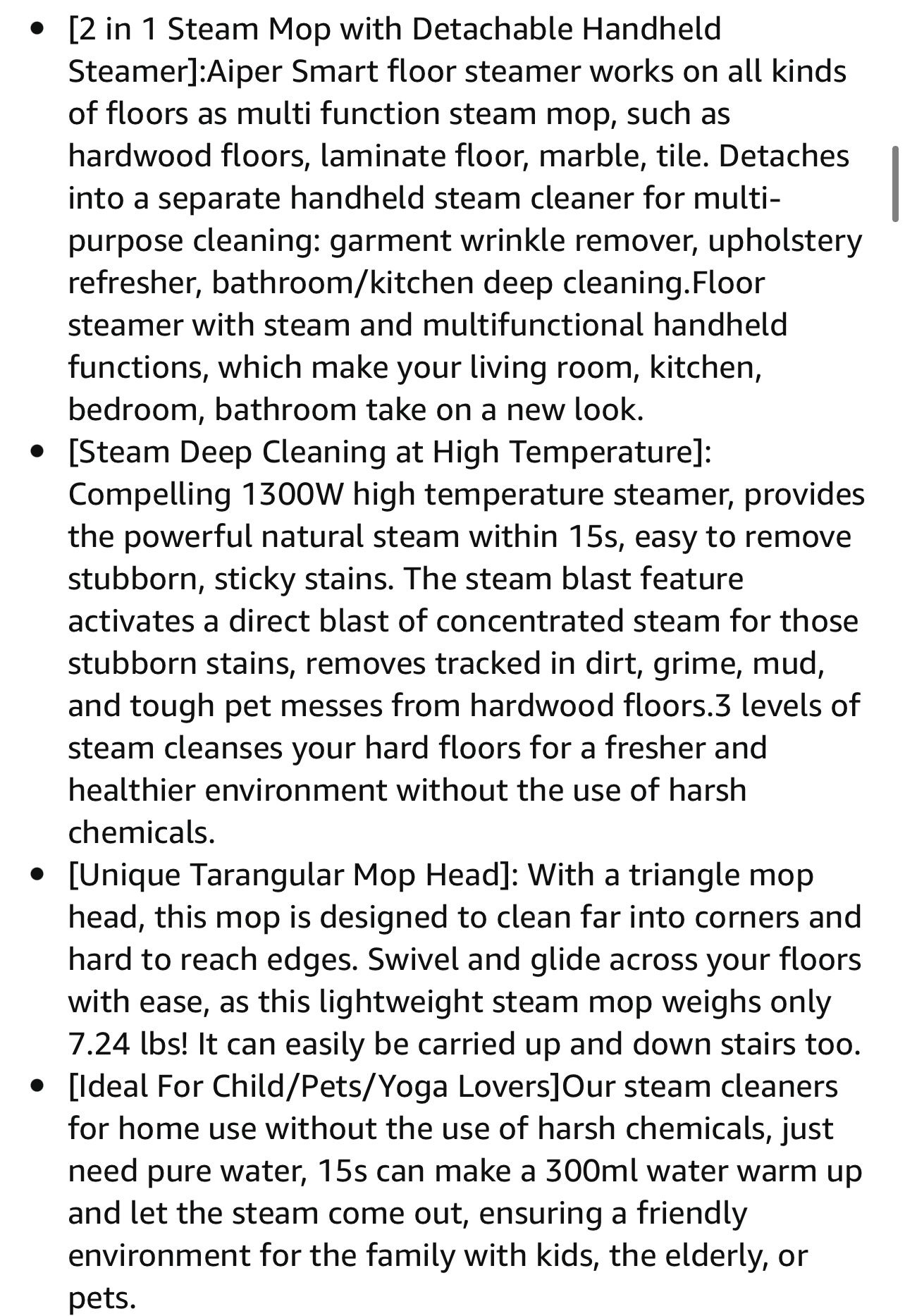 NEW 14 in 1 Multifunction steam mop