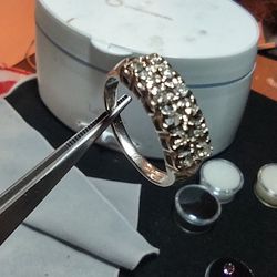 14k White Gold Diamond Ring Thumbnail