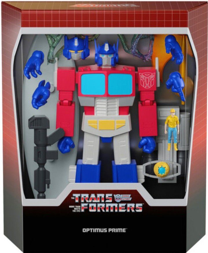 Transformers Optimus Prime Super7 Ultimates Action Figure Set
