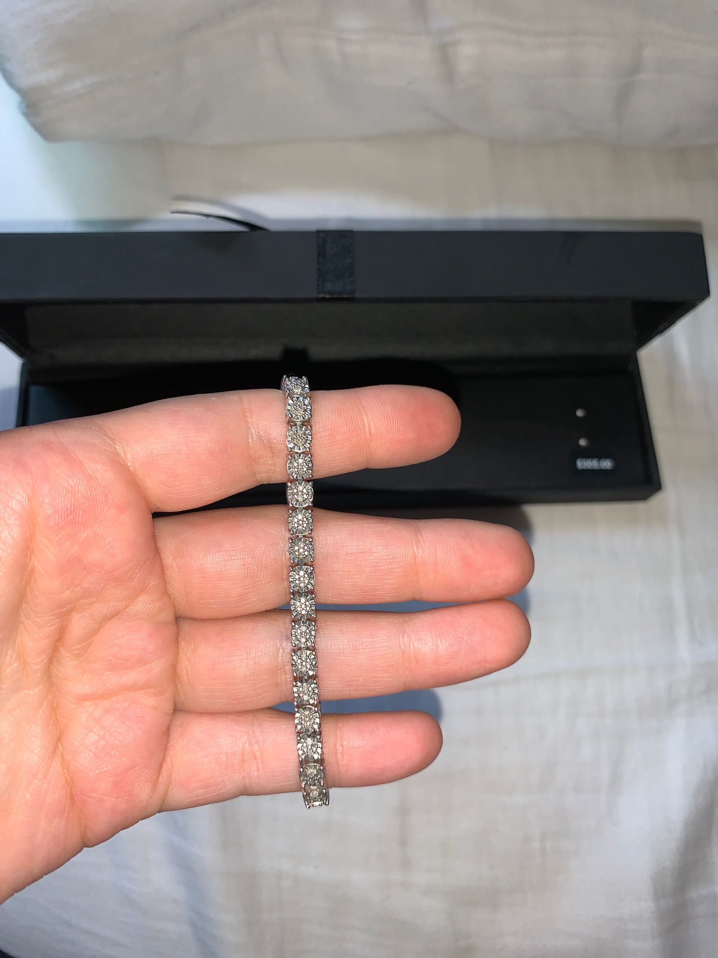 Kohl’s Sterling Sliver 1/4 ct. Diamond Tennis Bracelet