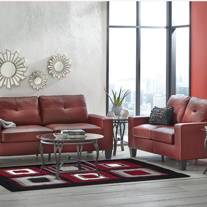 Platinum II Loveseat and Sofa