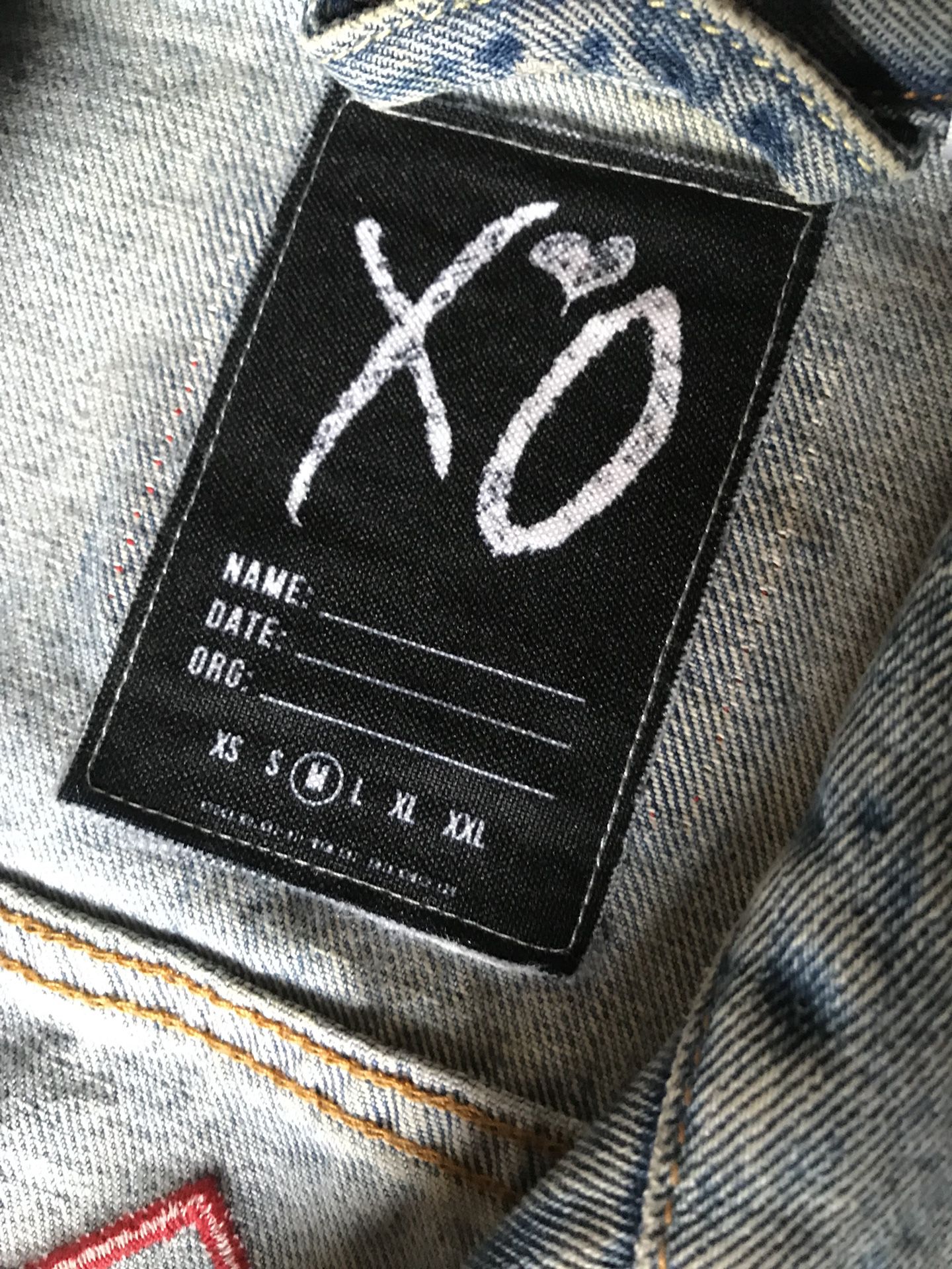 Levi's × XO the Weeknd Denim Jacket ボア