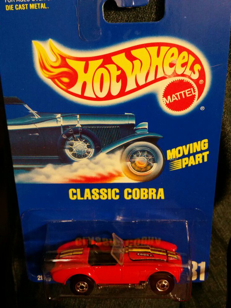 1991 HotWheels Classic Cobra Hot Rod Red