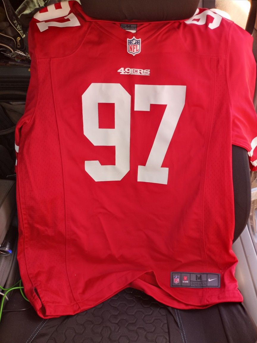 Genuine NFL San Francisco 49ers Jerseys (Bosa( M)) (Garoppolo (L))