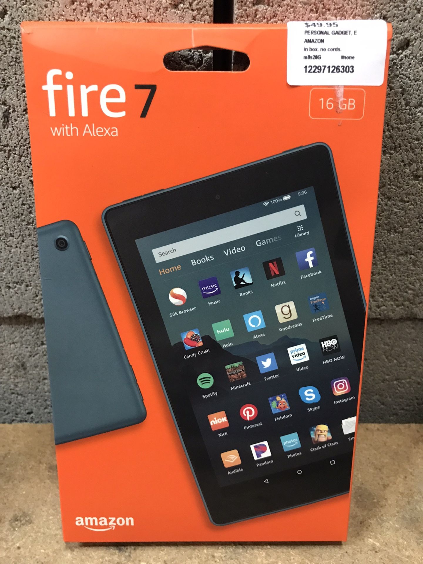 Amazon - Fire - 7" - Tablet - 8GB 7th Generation, 2017