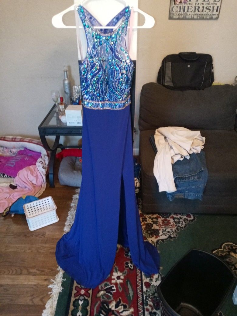 Blue Prom Dress