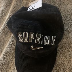 Supreme Nike Corduroy Hat (black) Thumbnail
