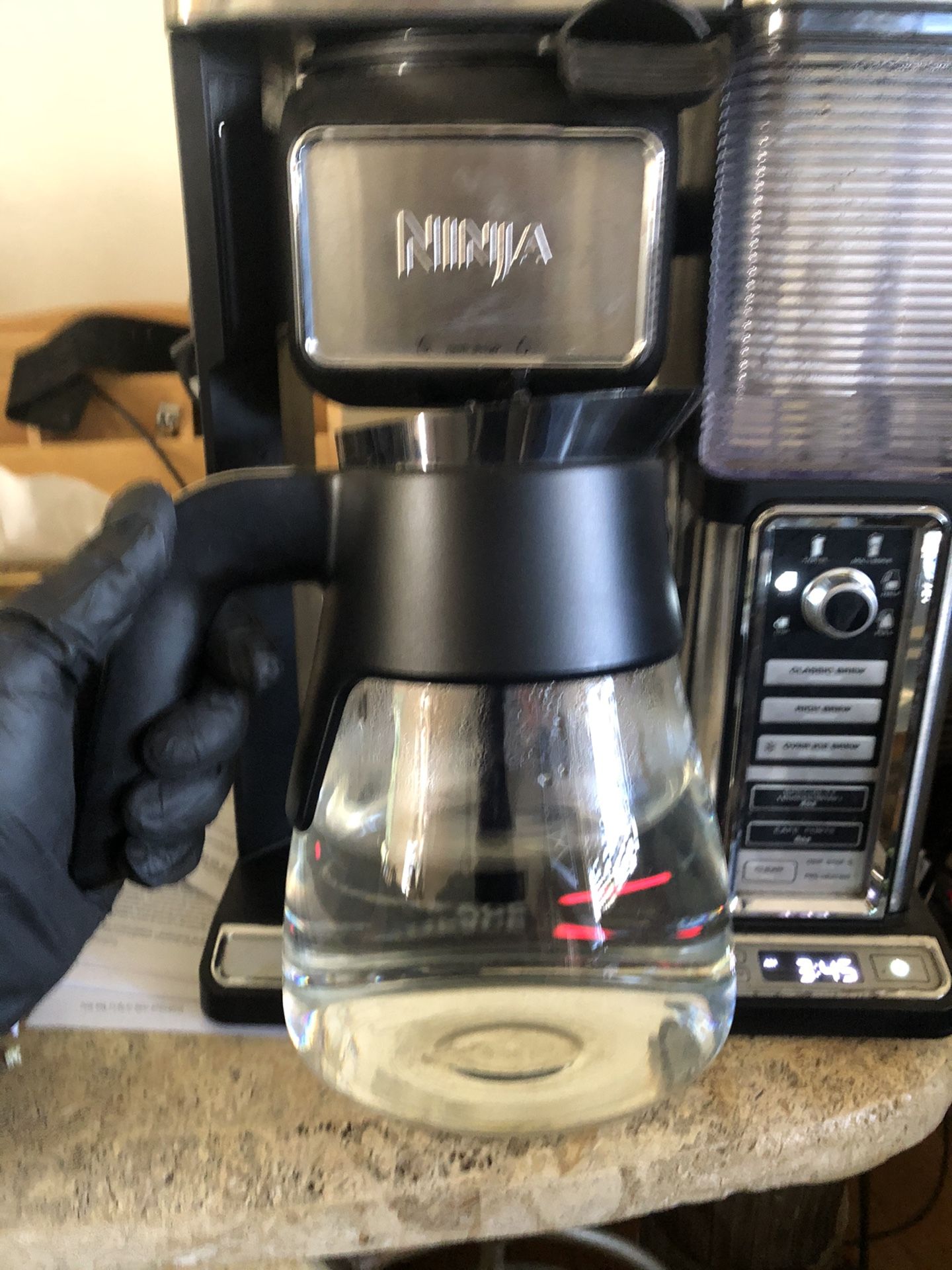 PRICE IS FIRM 10 Cup Ninja Coffee Bar System with Permanent Stainless Steel Mesh Filter and Glass Carafe 79 (retails for $255 at the stores) You ar