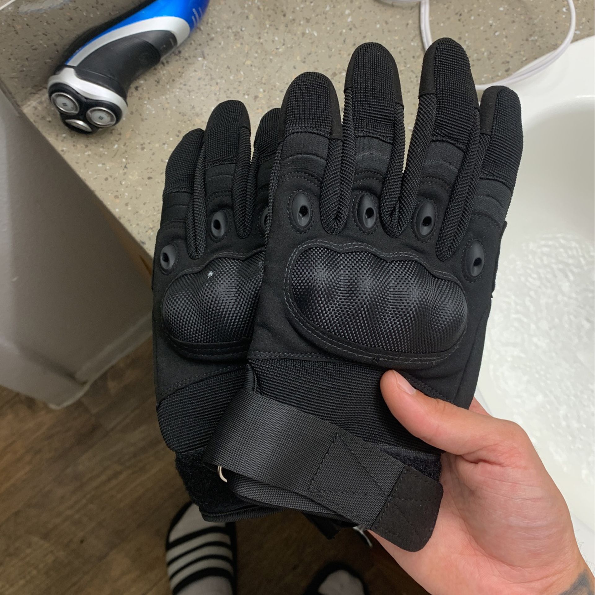 Motorcycle Gloves Hard Knuckles 