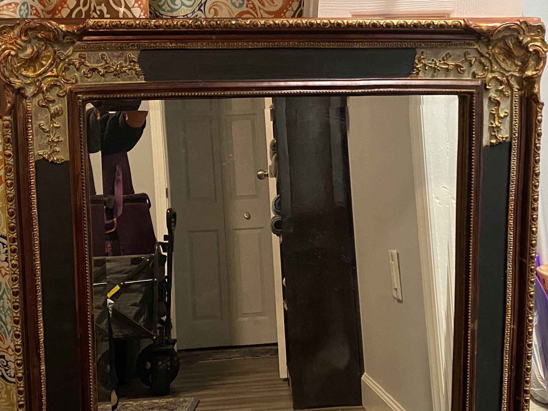 Couch, Desk, Mirror