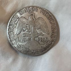 1910 Mexico Peso Caballito Silver  Thumbnail