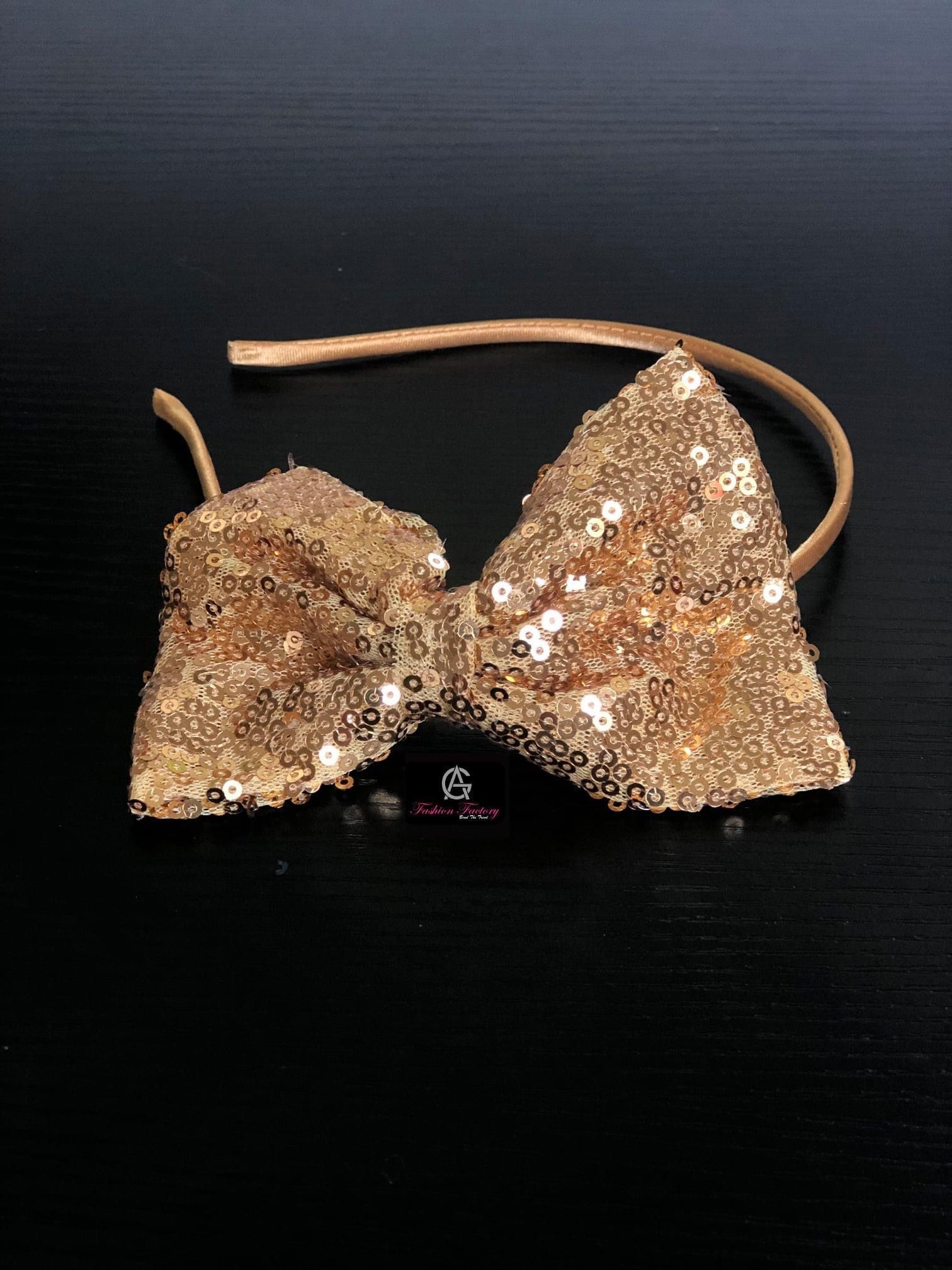 Sequin Bow Headband