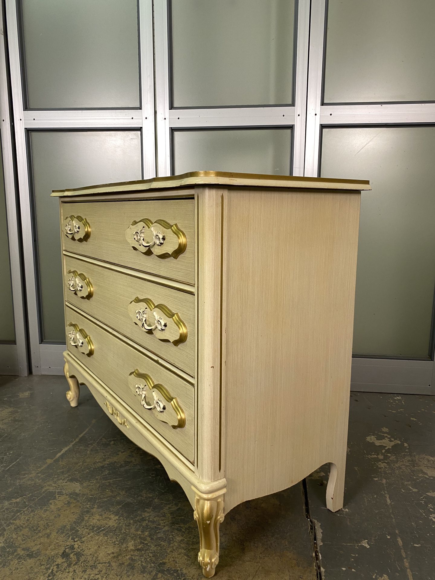 Vintage 3-Drawer French Provincial Dresser