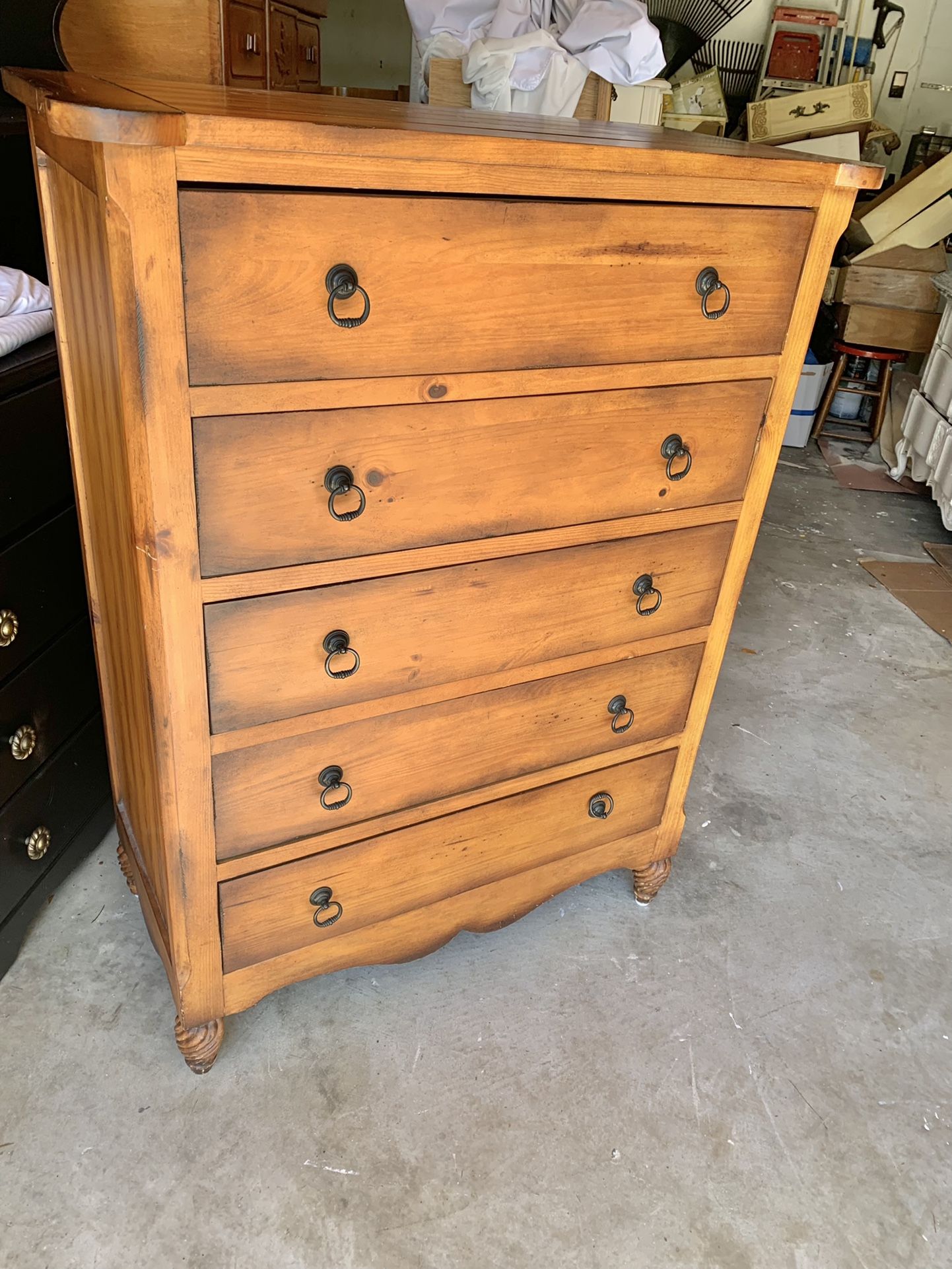 Large Solid Wood Chest Dresser for Sale in Pt Orange, FL - OfferUp