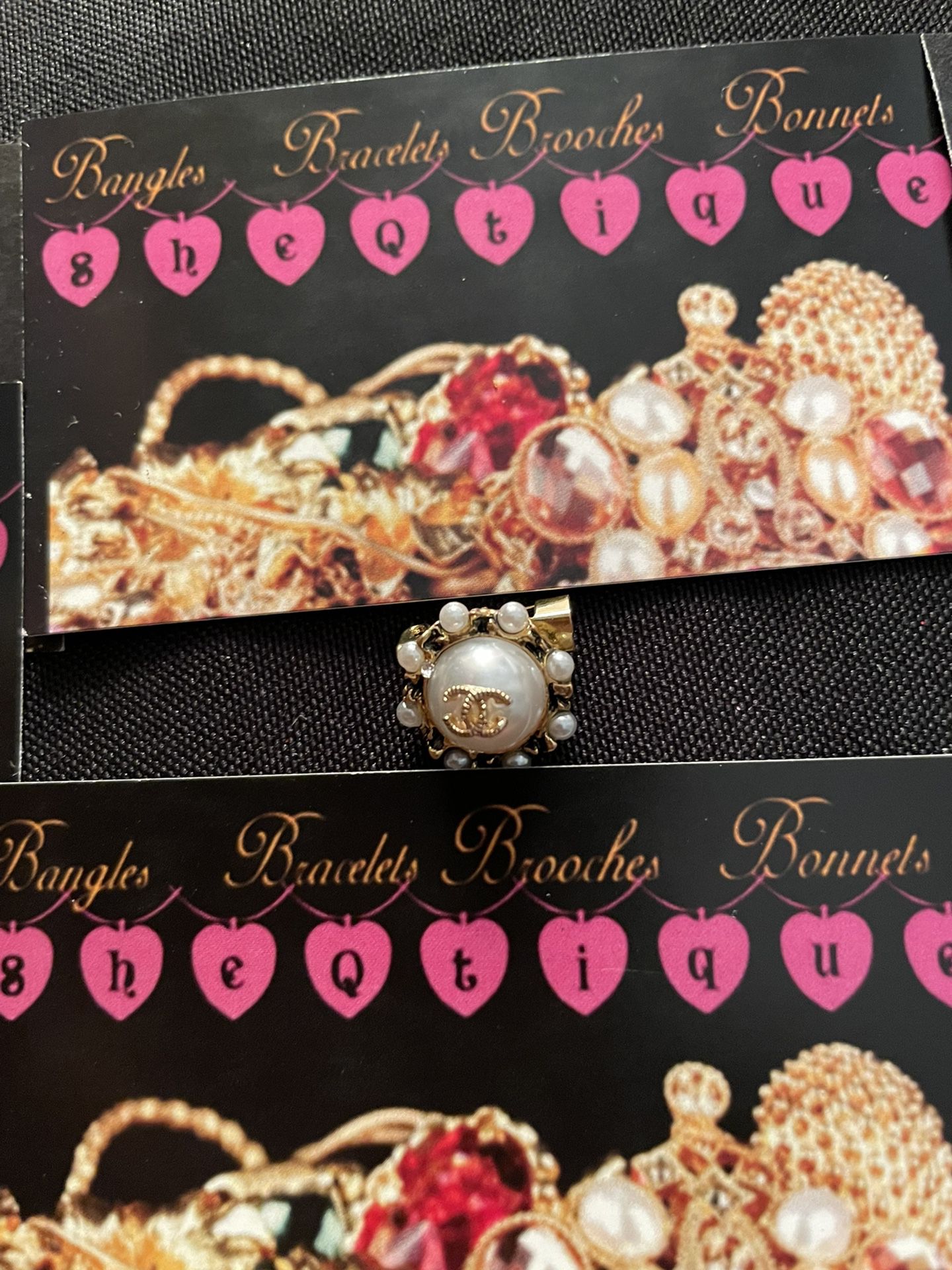 Pearly On The CC Brooch 