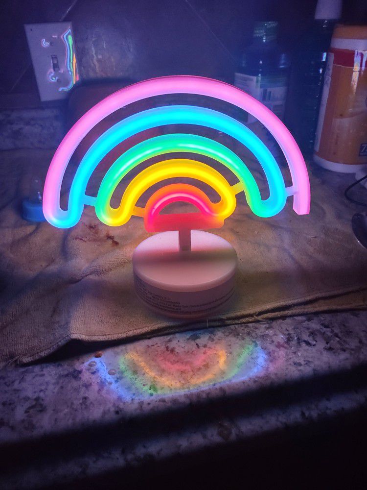 LED Rainbow Light.  Battery Powered 